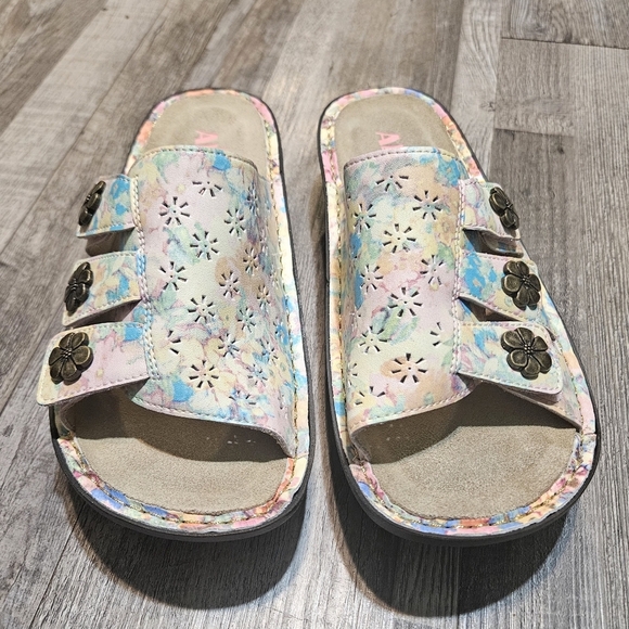 💜Alegria By PG Lite Leather Sandals Earth Goddess Multicolor Zize 38🩷 - Picture 3 of 14